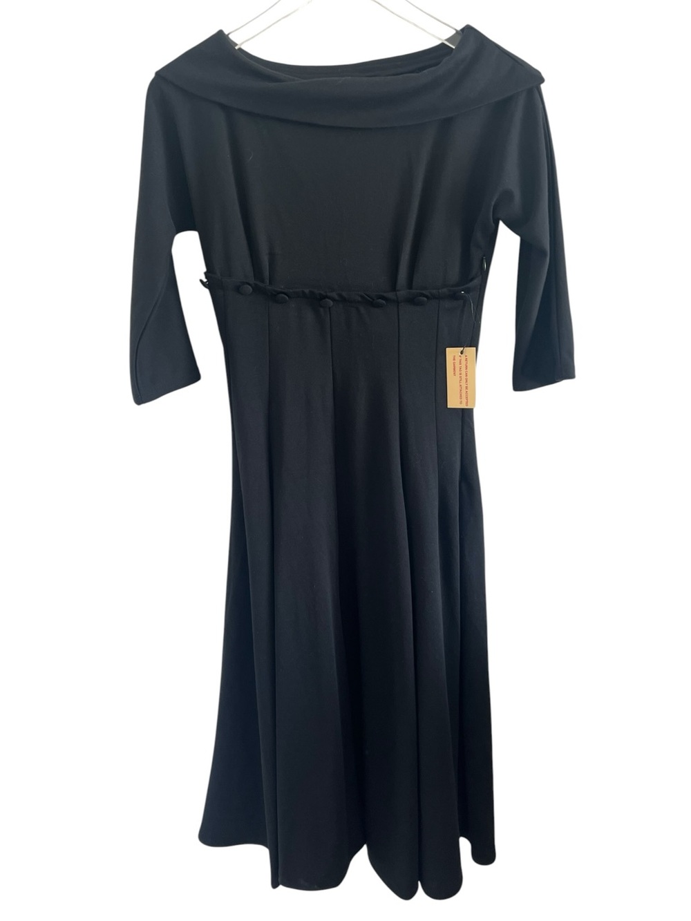 Lindy Bop Black Flare Pinup Vixen Dress
